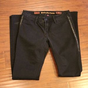 Rock by Rock Revival Black Legging Jeans Sz 29